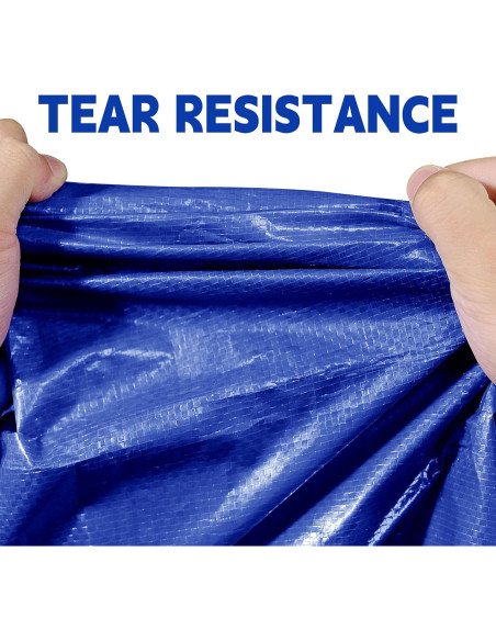 Lona Impermeable MVPNET 6.1x9.1m Azul 5mil UV Resistente Lona Impermeable MVPNET 6.1x9.1m Azul 5mil UV Resistente