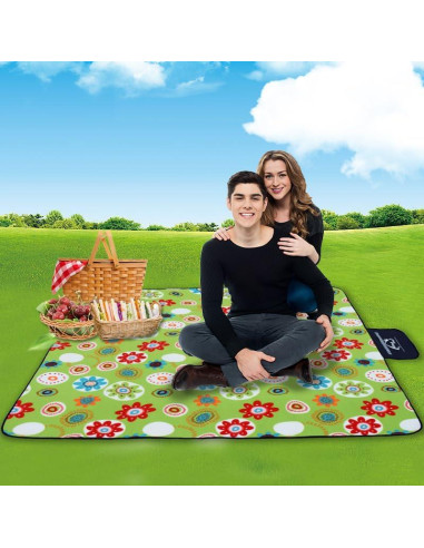 Manta de Picnic Impermeable Wind Tour 1.98x1.98m Girasol