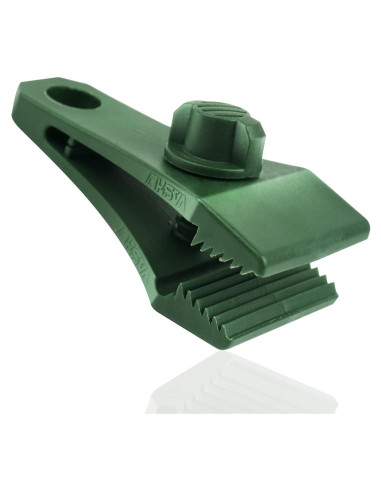 Clips de Lona Vashly 20 pcs Alta Resistencia 80 kg Verde
