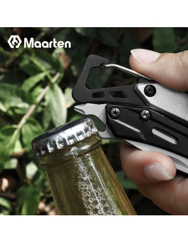 Multiherramienta Compacta Maarten 9 en 1 de Acero Inoxidable