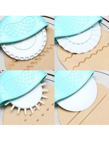 Cortadores de Masa 4PCS Agatige para Hornear DIY
