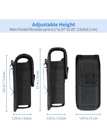 Funda Multiherramienta EDC Kenobee Negra Ajustable para Leatherman Funda Multiherramienta EDC Kenobee Negra Ajustable para Leatherman
