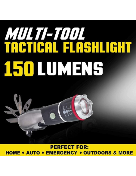 Kit de Emergencia Automotriz ZeroDark 10 en 1 con Linterna LED Kit de Emergencia Automotriz ZeroDark 10 en 1 con Linterna LED