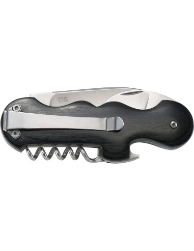 Cuchillo Plegable CRKT Triple Play 6925, Acero Inoxidable, Negro