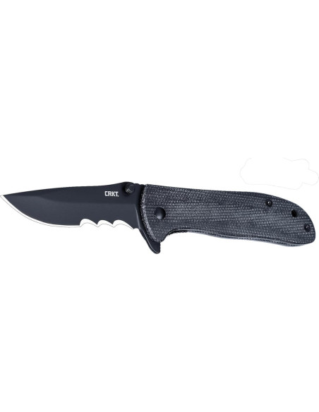 Cuchillo Plegable CRKT Drifter EDC 6450BLK con Serraciones Veff Cuchillo Plegable CRKT Drifter EDC 6450BLK con Serraciones Veff