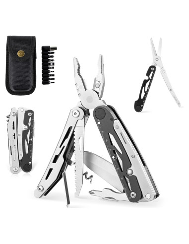 Multiherramienta Ganzo G304 21 en 1 Acero Inoxidable Negro