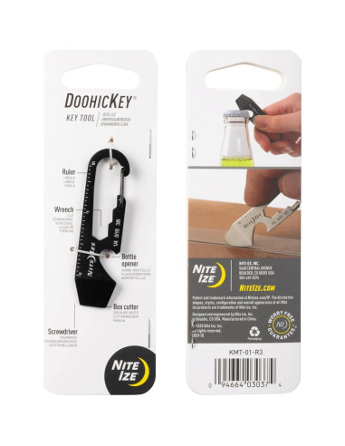 Nite Ize DoohicKey Herramienta Multiusos 5-en-1 Acero Inoxidable