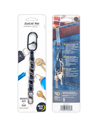 Organizador de Llaves Mini GearLine Nite Ize - 4 S-Biners
