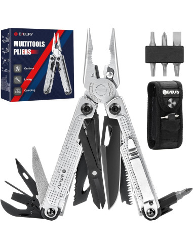 Multiherramienta BIBURY 31 en 1 Acero Inoxidable Plegable