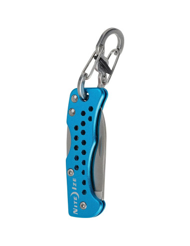 Cuchillo de Llavero Plegable Nite Ize DoohicKey Azul 5.08 cm