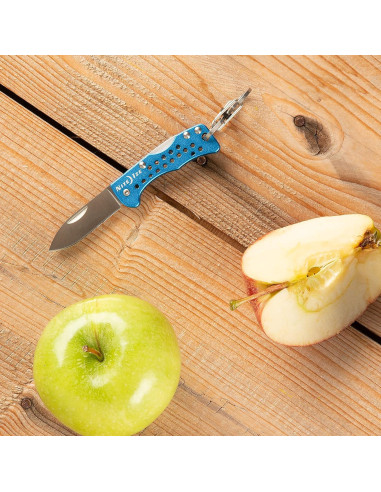 Cuchillo de Llavero Plegable Nite Ize DoohicKey Azul 5.08 cm