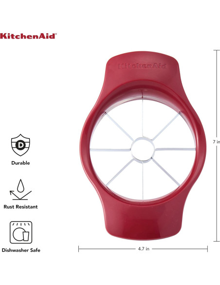 Cortador de Frutas KitchenAid Clásico Rojo 138 g Cortador de Frutas KitchenAid Clásico Rojo 138 g