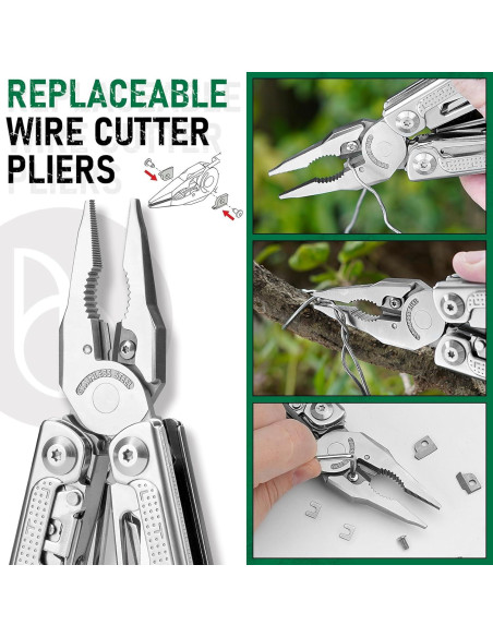 Multiherramienta Plegable BIBURY Pro Series BI2049 + BI2045 Dorado Multiherramienta Plegable BIBURY Pro Series BI2049 + BI2045 Dorado