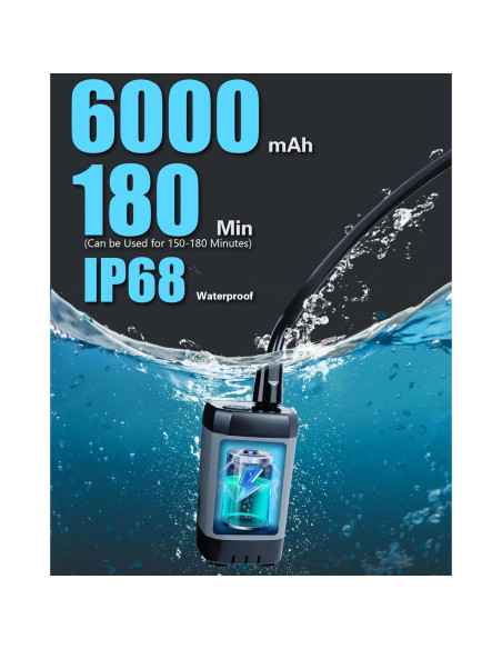 Ducha Portátil Beviliu 6000mAh para Camping y Mascotas Ducha Portátil Beviliu 6000mAh para Camping y Mascotas