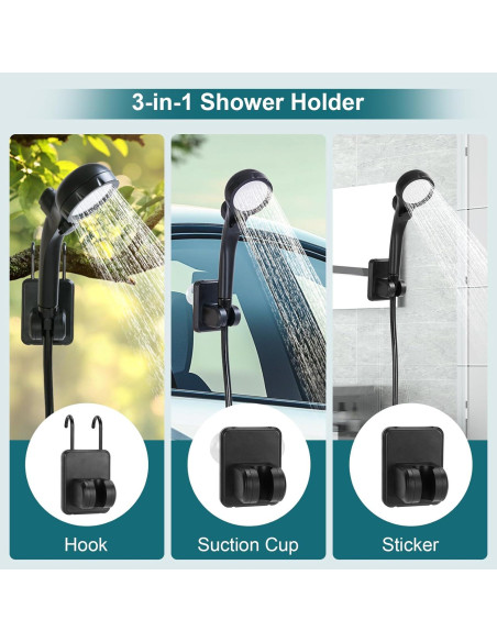Ducha Portátil ALIESTFDNO 20L con Bomba Recargable 7800mAh Ducha Portátil ALIESTFDNO 20L con Bomba Recargable 7800mAh