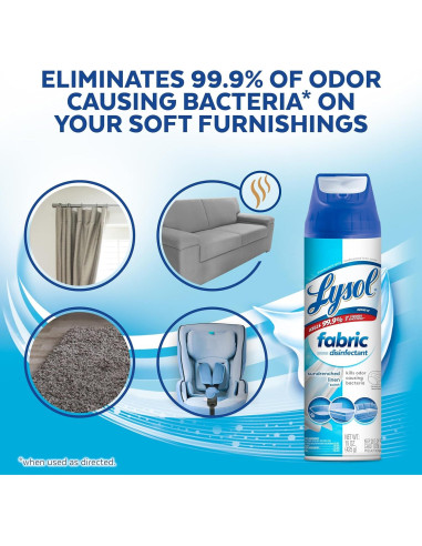 Lysol Spray Desinfectante para Telas 450 ml - Elimina Bacterias