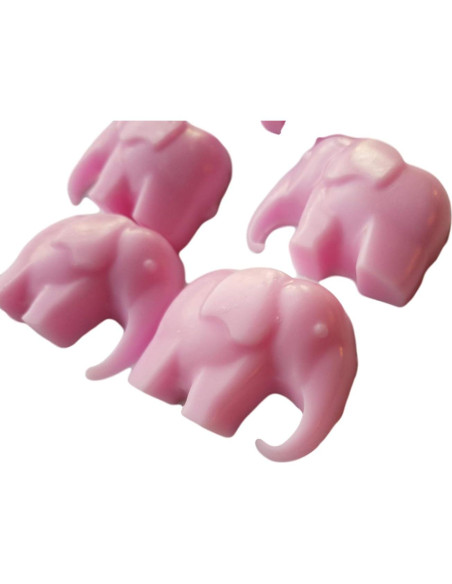 Jabones de Elefante Rosa Hechos a Mano - 20 Unidades para Baby Shower Jabones de Elefante Rosa Hechos a Mano - 20 Unidades para Baby Shower