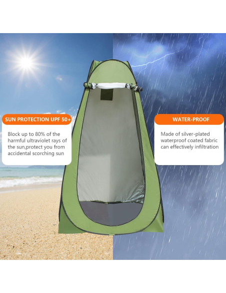 Tienda de Ducha Pop Up BALAVA con Bolsa Solar 18.9L Tienda de Ducha Pop Up BALAVA con Bolsa Solar 18.9L