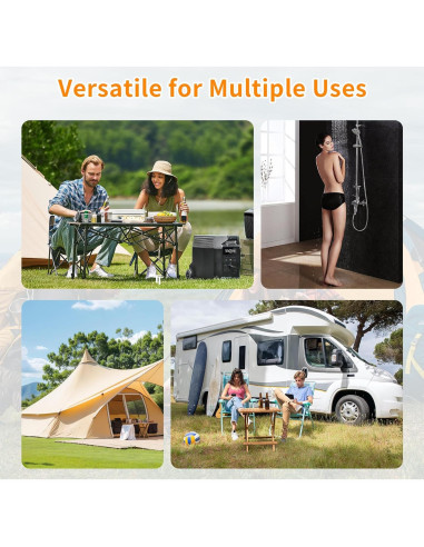 Base de Ducha Portátil SN-XY 104x104x12 cm Plegable para Camping
