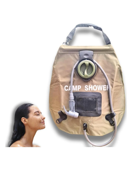 Bolsa de Ducha Solar EZ USE 20L - Ducha Portátil Camping Verde Bolsa de Ducha Solar EZ USE 20L - Ducha Portátil Camping Verde