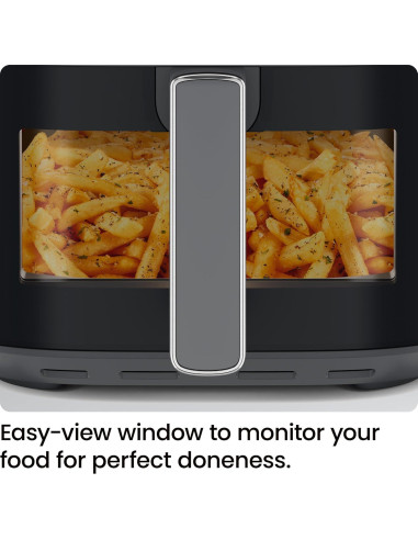 Freidora de Aire Chefman TurboFry 6L - Digital, Compacta, Gris