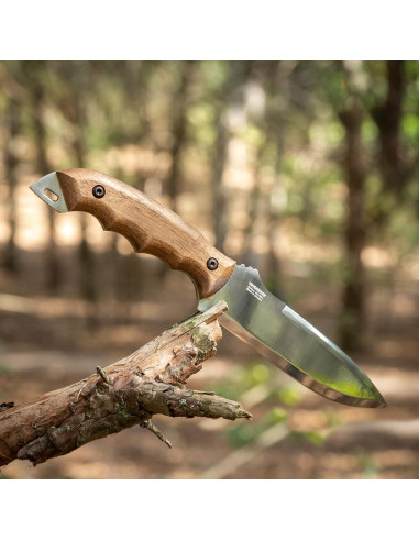 Cuchillo de Caza BPS HK2 - Acero al Carbono 130mm con Funda
