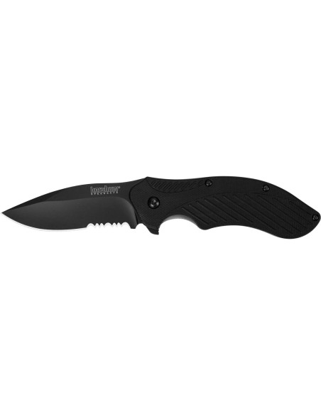 Cuchillo de bolsillo Kershaw Clash negro con sierra 7.87 cm Cuchillo de bolsillo Kershaw Clash negro con sierra 7.87 cm