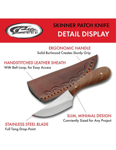 Cuchillo de Caza Szco Supplies 7990 Skinner 11.43 cm Acero Inoxidable