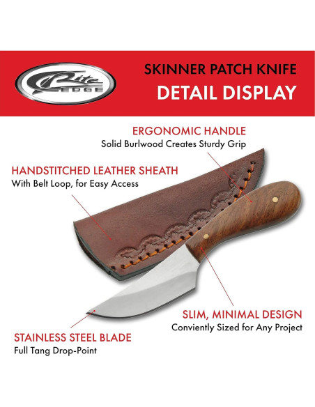 Cuchillo de Caza Szco Supplies 7990 Skinner 11.43 cm Acero Inoxidable Cuchillo de Caza Szco Supplies 7990 Skinner 11.43 cm Acero Inoxidable