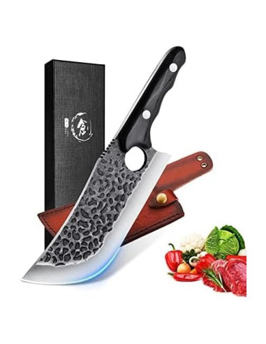 Cuchillo de Carne Moontay 20.3 cm Acero Aleado Mango Pakkawood