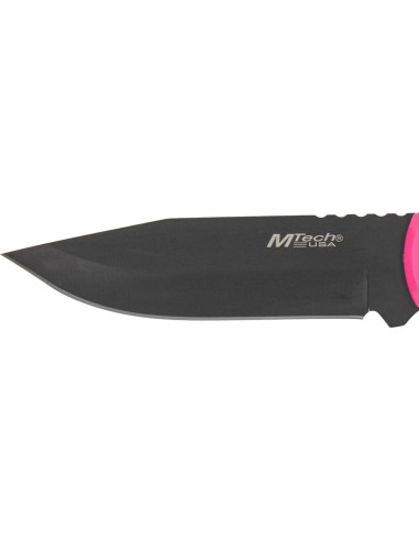 Cuchillo de Hoja Fija MTech USA MT-20-35, 20.32 cm, Acero Inoxidable Negro