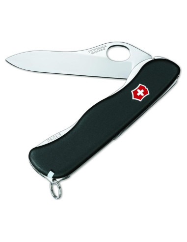 Cuchillo de bolsillo Victorinox One-Hand Sentinel 111mm negro