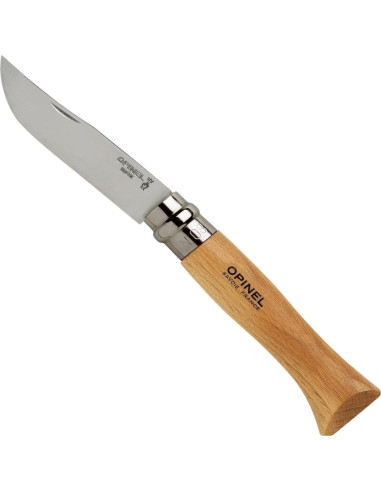 Cuchillo Plegable Opinel No.08 Acero Inoxidable 8.3 cm