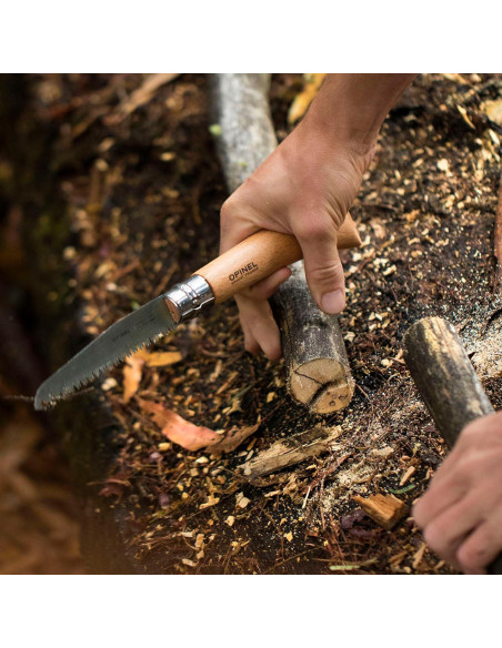 Sierra Plegable Opinel N12 - Acero Carbono, Mango de Haya Sierra Plegable Opinel N12 - Acero Carbono, Mango de Haya