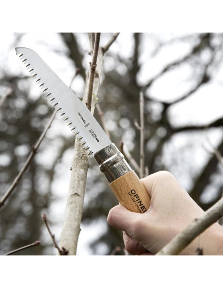 Sierra Plegable Opinel N12 - Acero Carbono, Mango de Haya Sierra Plegable Opinel N12 - Acero Carbono, Mango de Haya