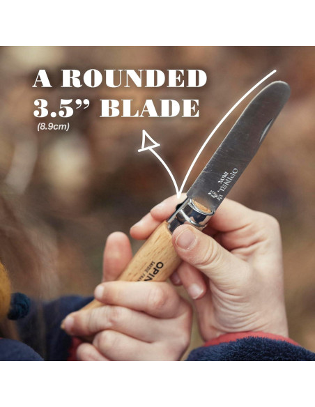 Cuchillo Plegable Opinel Mi Primer No.7 para Niños - Hoja 8.89 cm Cuchillo Plegable Opinel Mi Primer No.7 para Niños - Hoja 8.89 cm