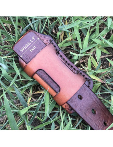 Funda de Cuchillo de Cuero COHOMELARS 10.8 cm Marrón EDC