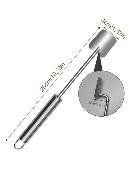 Pelador de Maíz VESUTTIY Acero Inoxidable 1 Unidad Pelador de Maíz VESUTTIY Acero Inoxidable 1 Unidad