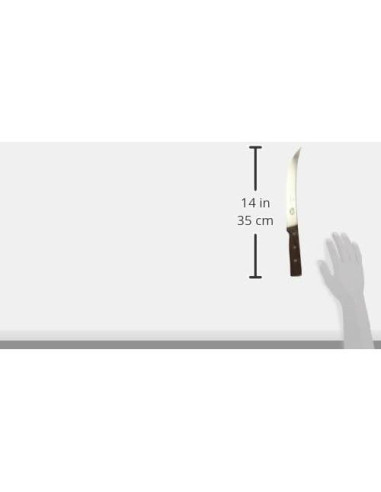 Cuchillo de Romper Curvado Victorinox 20 cm Mango Madera