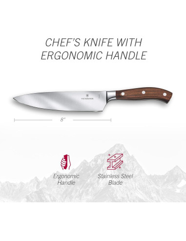 Cuchillo de Chef Victorinox Grand Maitre 20 cm Acero Inoxidable