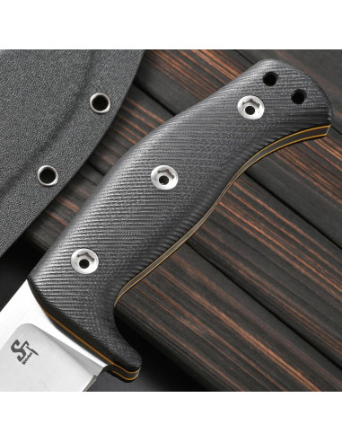 Cuchillo Fijo Sitivien ST12 Plus Acero Sleipner 34.1 cm Plata