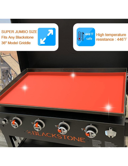 Mat de Silicona 91 cm VBAGRSO para Plancha Blackstone Mat de Silicona 91 cm VBAGRSO para Plancha Blackstone