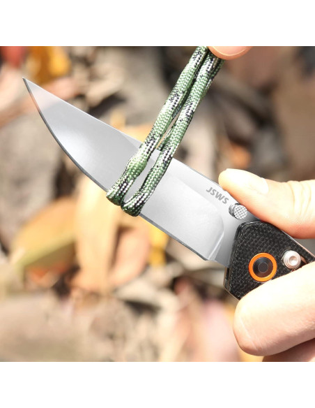 Cuchillo Táctico Plegable JSWS 20.5 cm Acero Inoxidable 440C Cuchillo Táctico Plegable JSWS 20.5 cm Acero Inoxidable 440C