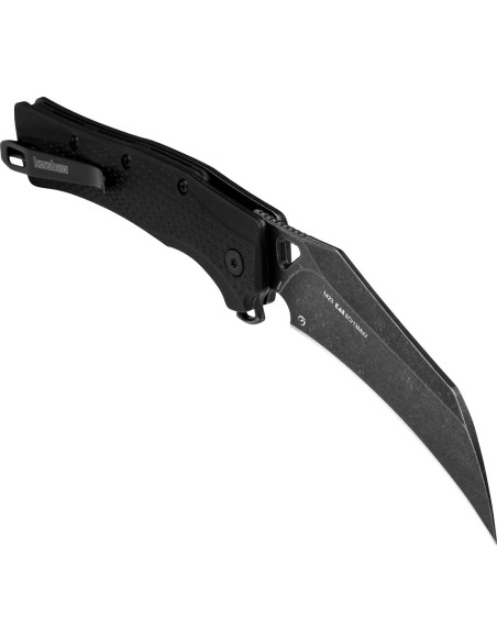 Cuchillo de bolsillo Kershaw Dawnstar 8.9 cm Hawkbill negro EDC Cuchillo de bolsillo Kershaw Dawnstar 8.9 cm Hawkbill negro EDC