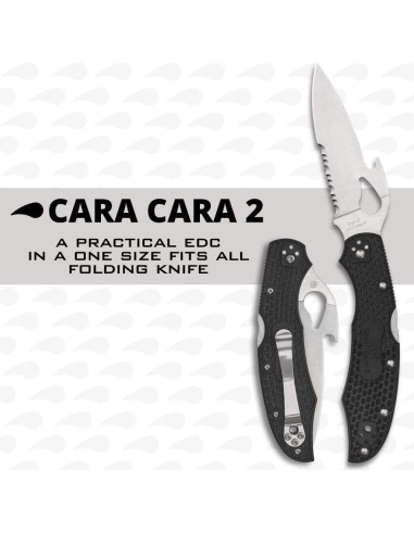 Cuchillo Spyderco Cara Cara 2 Ligero con Filo Combinado