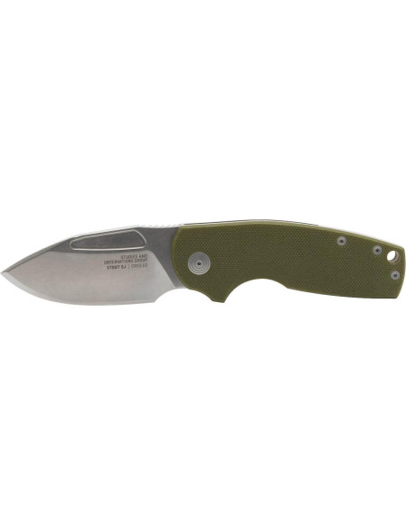 Cuchillo Plegable SOG Stout SJ Verde OD 7.62 cm Acero D2 Cuchillo Plegable SOG Stout SJ Verde OD 7.62 cm Acero D2