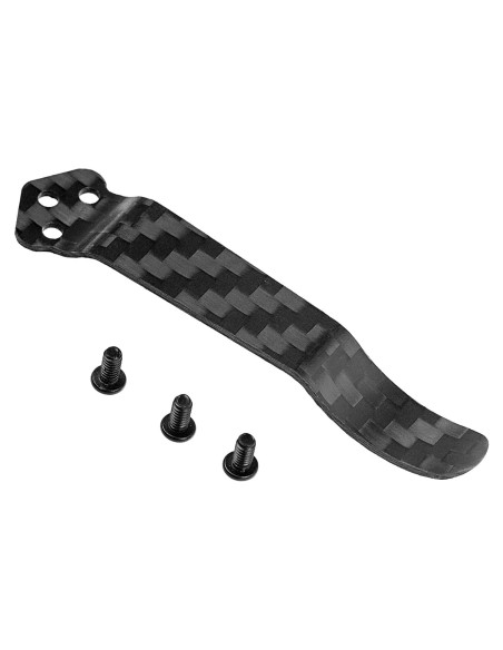 Clip de Cuchillo de Bolsillo A.I.FORCE Titanio 3 Agujeros Negro Clip de Cuchillo de Bolsillo A.I.FORCE Titanio 3 Agujeros Negro