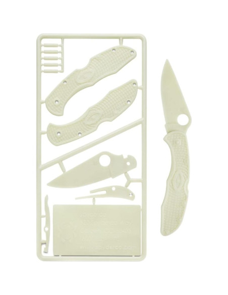 Kit de Cuchillo Plegable Spyderco Delica 4 - Brilla en la Oscuridad Kit de Cuchillo Plegable Spyderco Delica 4 - Brilla en la Oscuridad