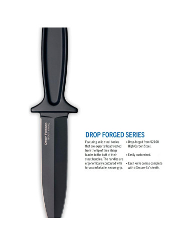 Cuchillo de Bota Cold Steel 12.7cm Acero 52100 Fijo Táctico