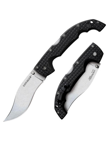 Cuchillo Plegable Cold Steel Voyager XL Vaquero 14 cm Hoja Kukri